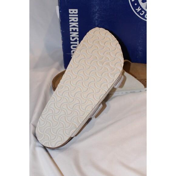 BIRKENSTOCK Uji Slide Sandal ANTIQUE WHITE Genuine Leather Men‎ EU 42 US 9 - Picture 5 of 5